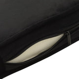 Dog Sofa Black 81x43x31 Cm Plush And Faux Leather - Low Angle
