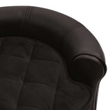 Dog Sofa Brown 48x48x32 Cm Plush And Faux Leather