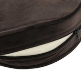 Dog Sofa Brown 48x48x32 Cm Plush And Faux Leather