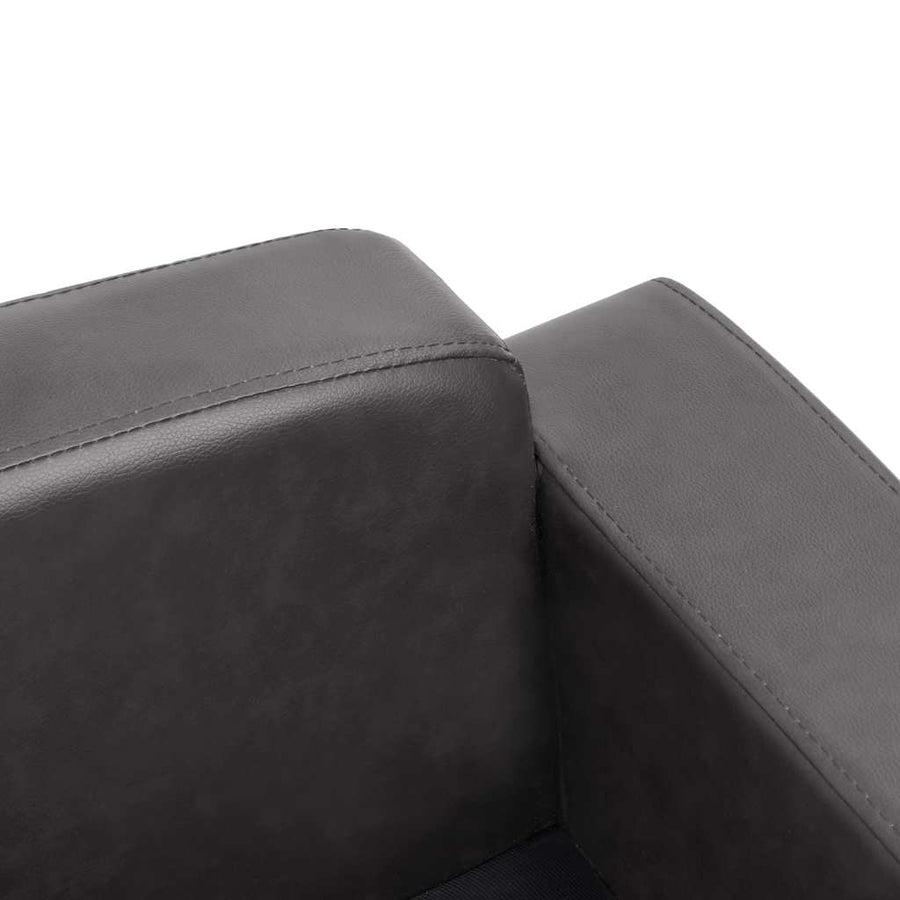 Dog Sofa Grey 80x50x40 Cm Faux Leather