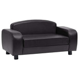Dog Sofa Black 80x50x40 cm Faux Leather