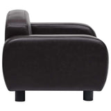 Dog Sofa Brown 80x50x40 cm Faux Leather