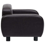 Dog Sofa Brown 80x50x40 cm Faux Leather
