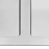 Handmade Kitchen Sink with Overflow Hole Stainless Steel