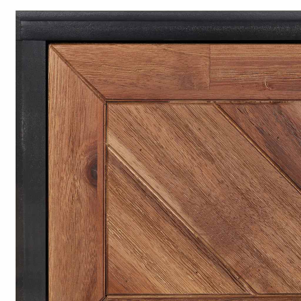 Sideboard 90x33.5x75 cm Solid Acacia Wood and MDF