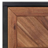 Sideboard 90x33.5x75 cm Solid Acacia Wood and MDF