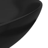 Bathroom Sink Ceramic Matt Black Round
