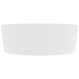 Luxury Wash Basin with Overflow Matt White 36x13 cm Ceramic