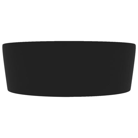 Luxury Wash Basin with Overflow Matt Black 36x13 cm Ceramic, image 4
