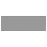 Luxury Wash Basin Matt Light Grey 41x30x12 cm Ceramic