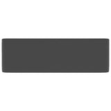 Luxury Wash Basin Matt Dark Grey 41x30x12 cm Ceramic - Top-Down View