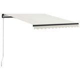 Manual Retractable Awning 300x250 cm Cream