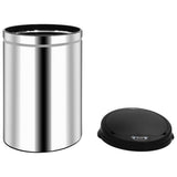 Automatic Sensor Dustbin 30 L Stainless Steel - Top-Down View