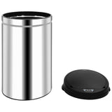 Automatic Sensor Dustbin 40 L Stainless Steel - Top-Down View