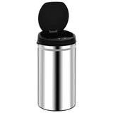 Automatic Sensor Dustbin 50 L Stainless Steel - Side View