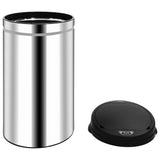 Automatic Sensor Dustbin 50 L Stainless Steel - Top-Down View