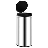 Automatic Sensor Dustbin 70 L Stainless Steel - Side View