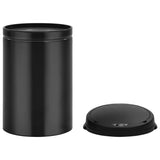 Automatic Sensor Dustbin 30 L Carbon Steel Black - Top-Down View