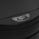 Automatic Sensor Dustbin 50 L Carbon Steel Black - Close-Up Angle