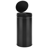 Automatic Sensor Dustbin 70 L Carbon Steel Black - Side View