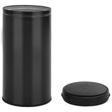 Automatic Sensor Dustbin 70 L Carbon Steel Black - Top-Down View