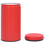 Automatic Sensor Dustbin 60 L Carbon Steel Red - Top-Down View