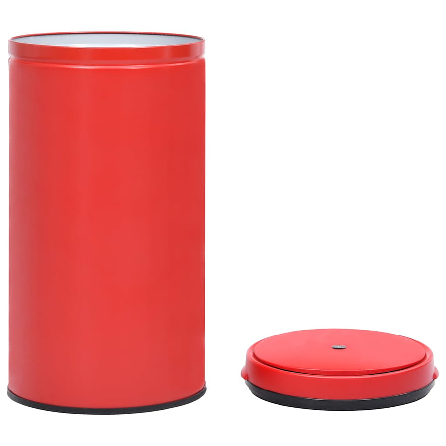 Automatic Sensor Dustbin 60 L Carbon Steel Red
