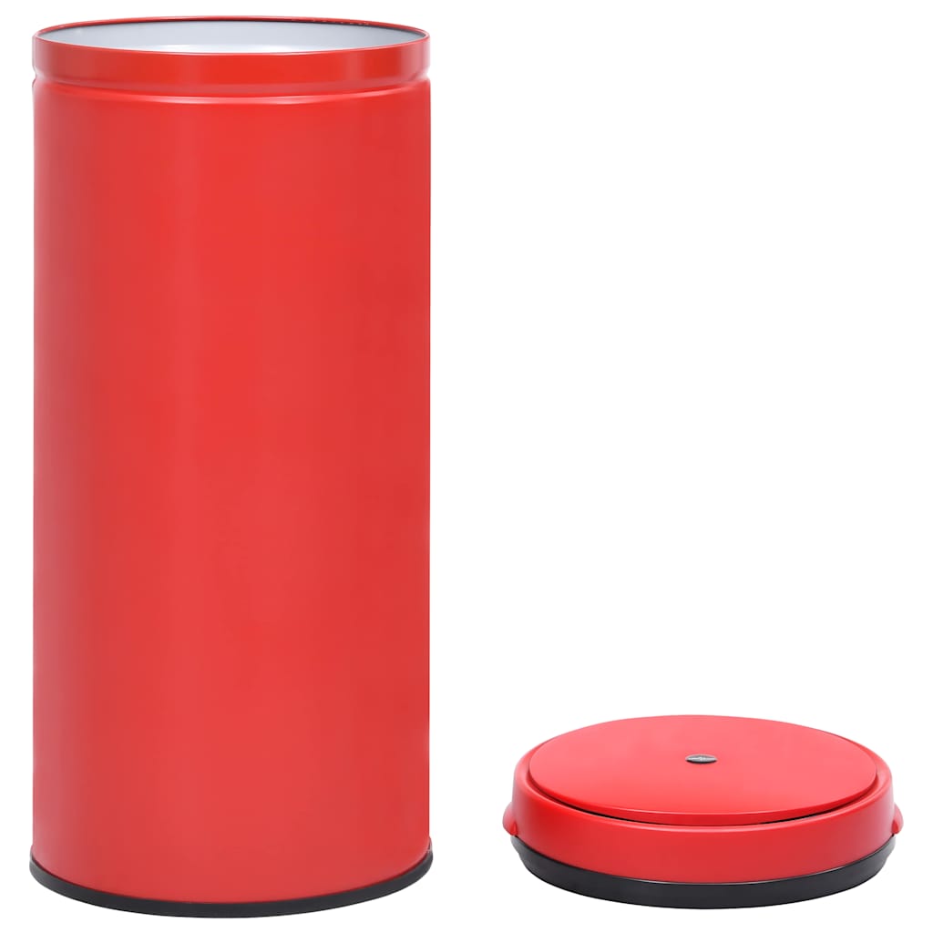Automatic Sensor Dustbin 80 L Carbon Steel Red