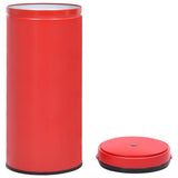 Automatic Sensor Dustbin 80 L Carbon Steel Red - Top-Down View