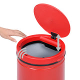 Automatic Sensor Dustbin 80 L Carbon Steel Red