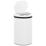 Automatic Sensor Dustbin 30 L Carbon Steel White