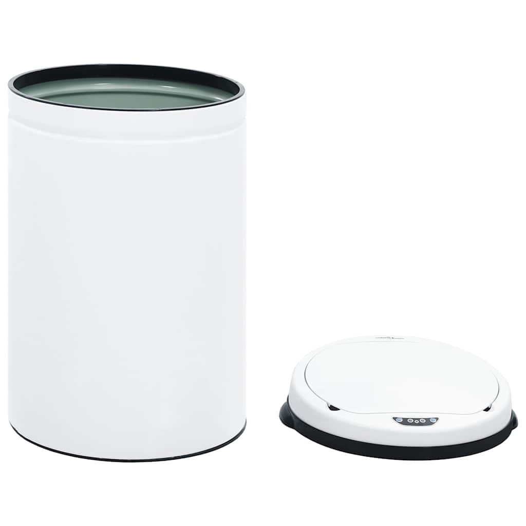 Automatic Sensor Dustbin 30 L Carbon Steel White