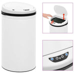 Automatic Sensor Dustbin 50 L Carbon Steel White