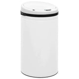 Automatic Sensor Dustbin 50 L Carbon Steel White