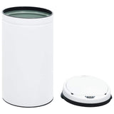 Automatic Sensor Dustbin 50 L Carbon Steel White - Top-Down View