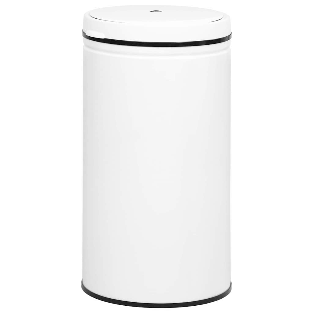 Automatic Sensor Dustbin 60 L Carbon Steel White