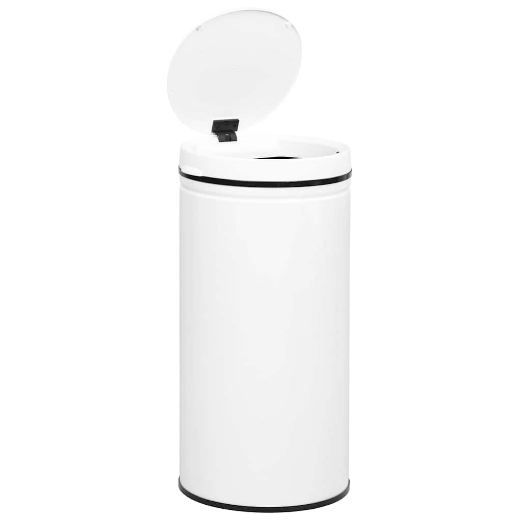 Automatic Sensor Dustbin 70 L Carbon Steel White