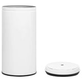 Automatic Sensor Dustbin 70 L Carbon Steel White - Top-Down View