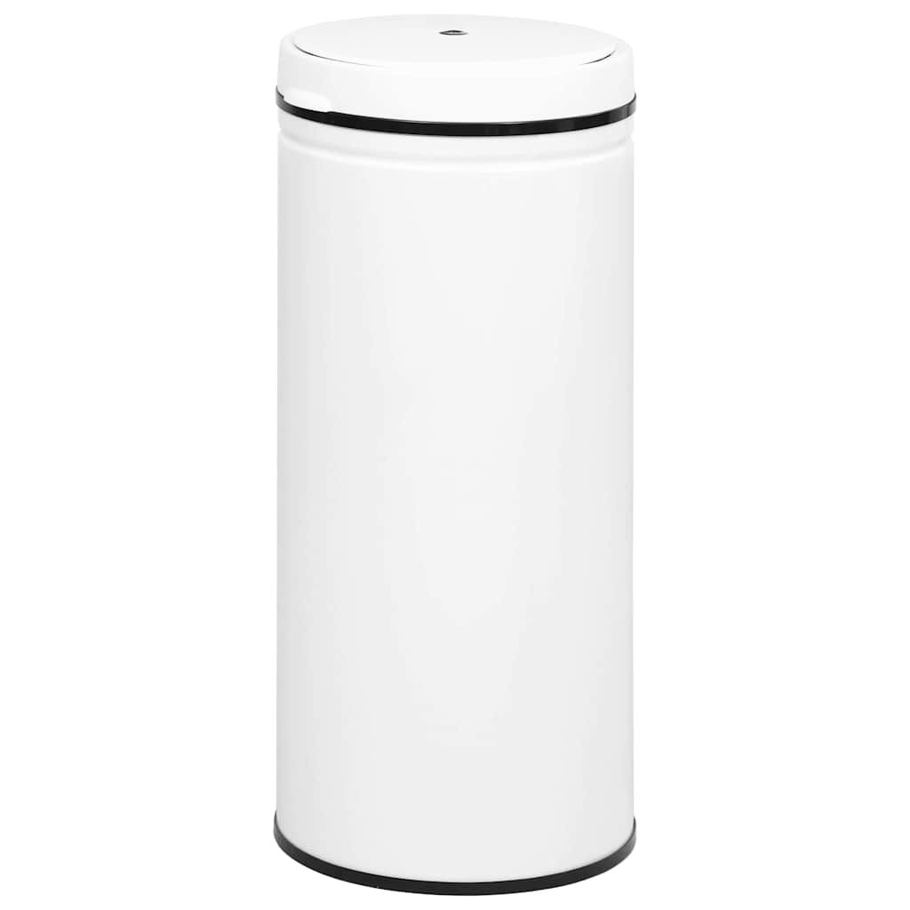 Automatic Sensor Dustbin 80 L Carbon Steel White