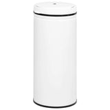Automatic Sensor Dustbin 80 L Carbon Steel White - Front View