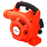 3-in-1 Petrol Leaf Blower 26 cc Orange - Rear View