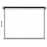 Projection Screen 127 cm 4:3 - Top-Down View
