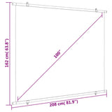 Projection Screen 254 cm 4:3 - Close-Up Angle