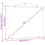 Projection Screen with Tripod 100" 4:3