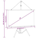 Projection Screen with Tripod 50