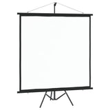 Projection Screen with Tripod 226.1 cm 1:1 - Front View