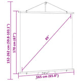 Projection Screen with Tripod 226.1 cm 1:1