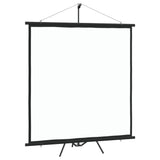 Projection Screen with Tripod 205.7 cm 1:1 - Front View