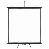 Projection Screen with Tripod 205.7 cm 1:1 - Side View