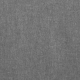 Swivel Dining Chairs 2 pcs Light Grey Fabric - Close-Up Angle